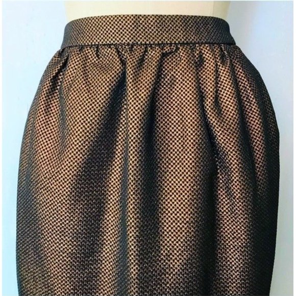 ASOS Skirts Asos Bronze Copper Metallic Black Pegged